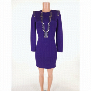 Versace Purple Mini Dress